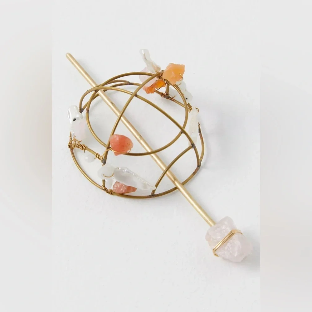New🌟free People-Ariana Ost Whitney Pearl Bun Cage